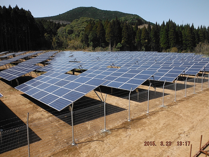 鹿児島県姶良郡BSS自社発電所 太陽光発電システム画像1