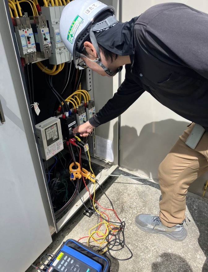 負荷遮断試験 写真